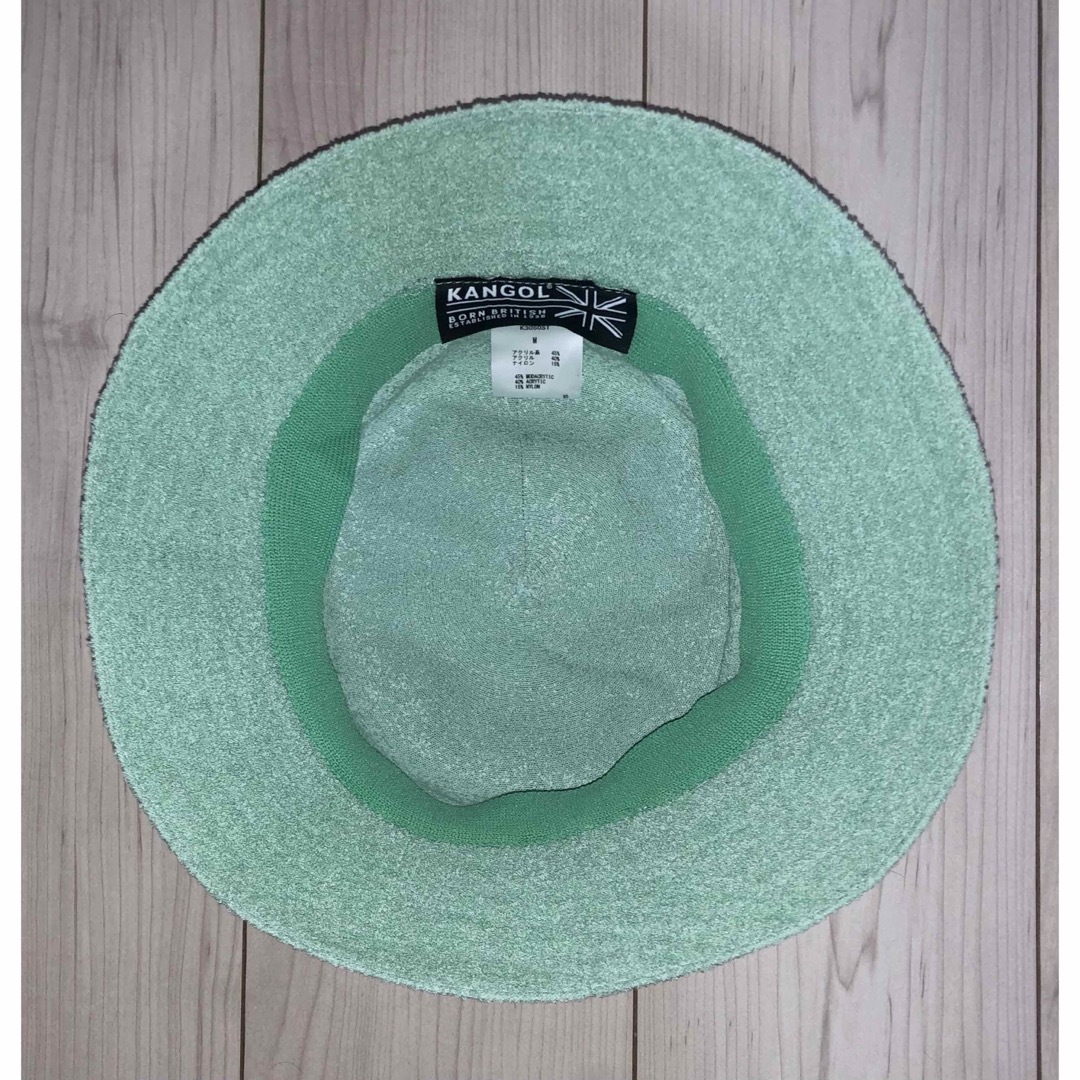 KANGOL(カンゴール)のM 美品 KANGOL Bermuda Bucket バケットハット グリーン メンズの帽子(ハット)の商品写真