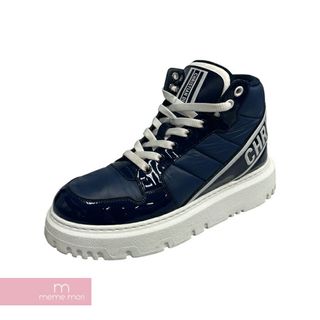 ディオール(Dior)のDior 2021AW D-Player Sneakers Quilting Nylon "Navy" KCK315NYF_S54B ディオール Dプレイヤースニーカー キルティングナイロン スニーカー ウィメンズ ネイビー×ホワイト サイズ36 1/2【240424】【中古-B】【me04】(スニーカー)