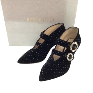 JIMMY CHOO - ♪♪JIMMY CHOO ジミーチュウ レディース ブーティー ショートブーツ SIZE 36 ブラック