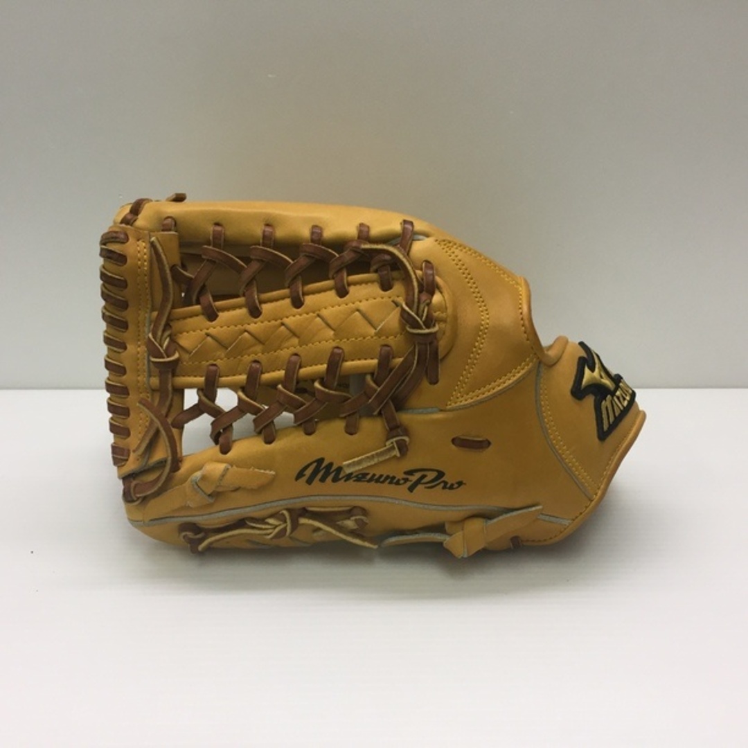 Mizuno Pro(ミズノプロ)の中古品 ミズノ MIZUNO ミズノプロ 硬式 外野手用グローブ 2GW18507 左投用 9834 スポーツ/アウトドアの野球(グローブ)の商品写真