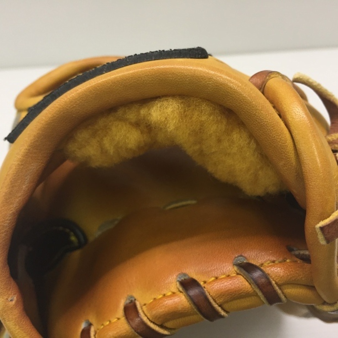 Mizuno Pro(ミズノプロ)の中古品 ミズノ MIZUNO ミズノプロ 硬式 外野手用グローブ 2GW18507 左投用 9834 スポーツ/アウトドアの野球(グローブ)の商品写真
