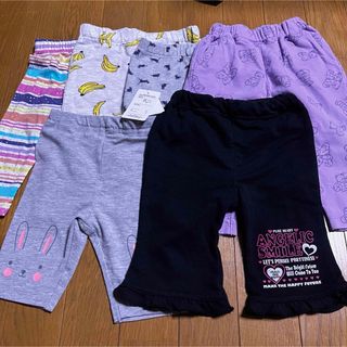 ユニクロ(UNIQLO)のbaiya80スパッツズボンまとめ売り女の子レギンス保育園着ベビーキッズ子供服(パンツ)