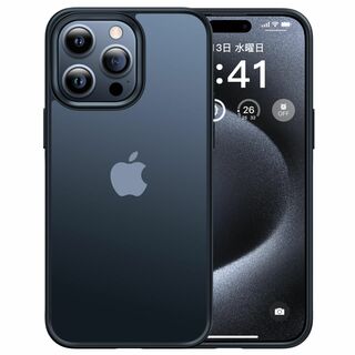 【色: マットブラック】【本体の色・3色】CASEKOO iPhone 15 P(その他)
