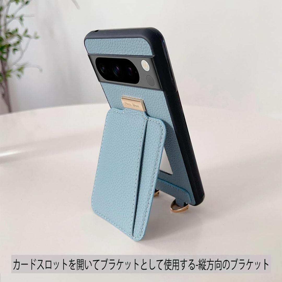 【サイズ:GooglePixel8Pro_色:リンネルブルー】NanHou Go スマホ/家電/カメラのスマホアクセサリー(その他)の商品写真