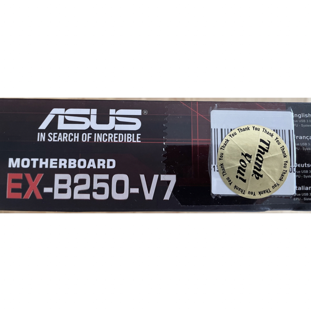 ASUS(エイスース)のマザーボード　ex-b250-v7 ASUS エイスース スマホ/家電/カメラのPC/タブレット(PCパーツ)の商品写真
