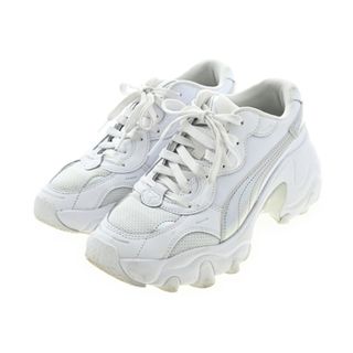 プーマ(PUMA)のPUMA プーマ スニーカー 23.5cm 白 【古着】【中古】(スニーカー)