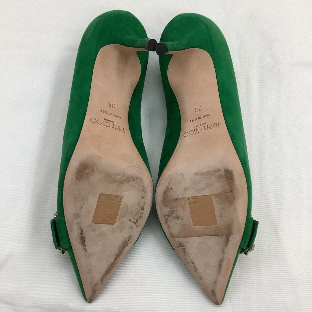 JIMMY CHOO(ジミーチュウ)の♪♪JIMMY CHOO ジミーチュウ 2022年 春夏モデル MALACHITE パンプス SIZE 36 グリーン レディースの靴/シューズ(ハイヒール/パンプス)の商品写真