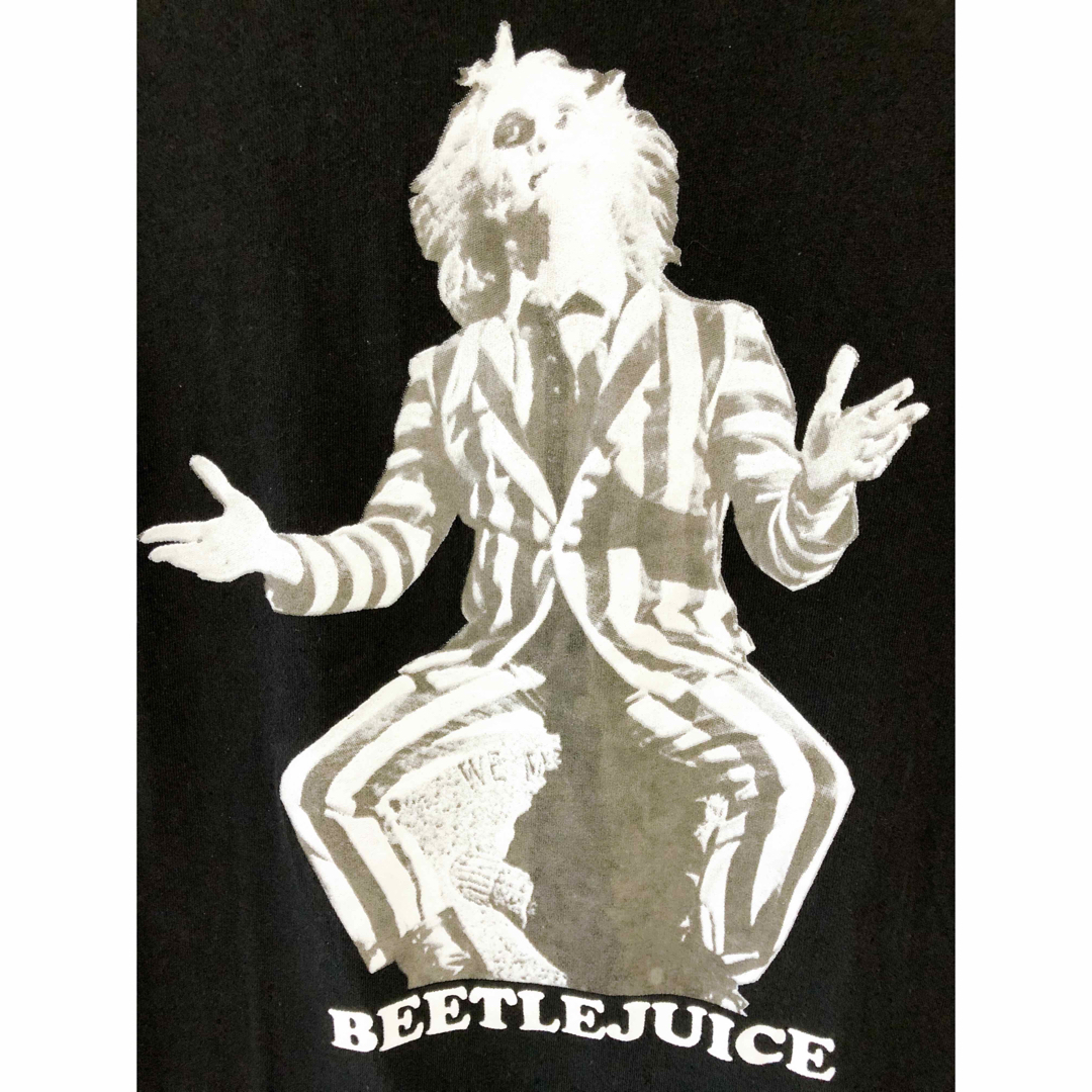 Beetlejuice　ビートルジュース　Tシャツ　XS　黒　USA古着 メンズのトップス(Tシャツ/カットソー(半袖/袖なし))の商品写真