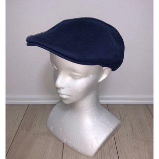 カンゴール(KANGOL)のXL 良品 KANGOL ハンチングキャップ カンゴール ベレー帽 ネイビー 紺(ハンチング/ベレー帽)