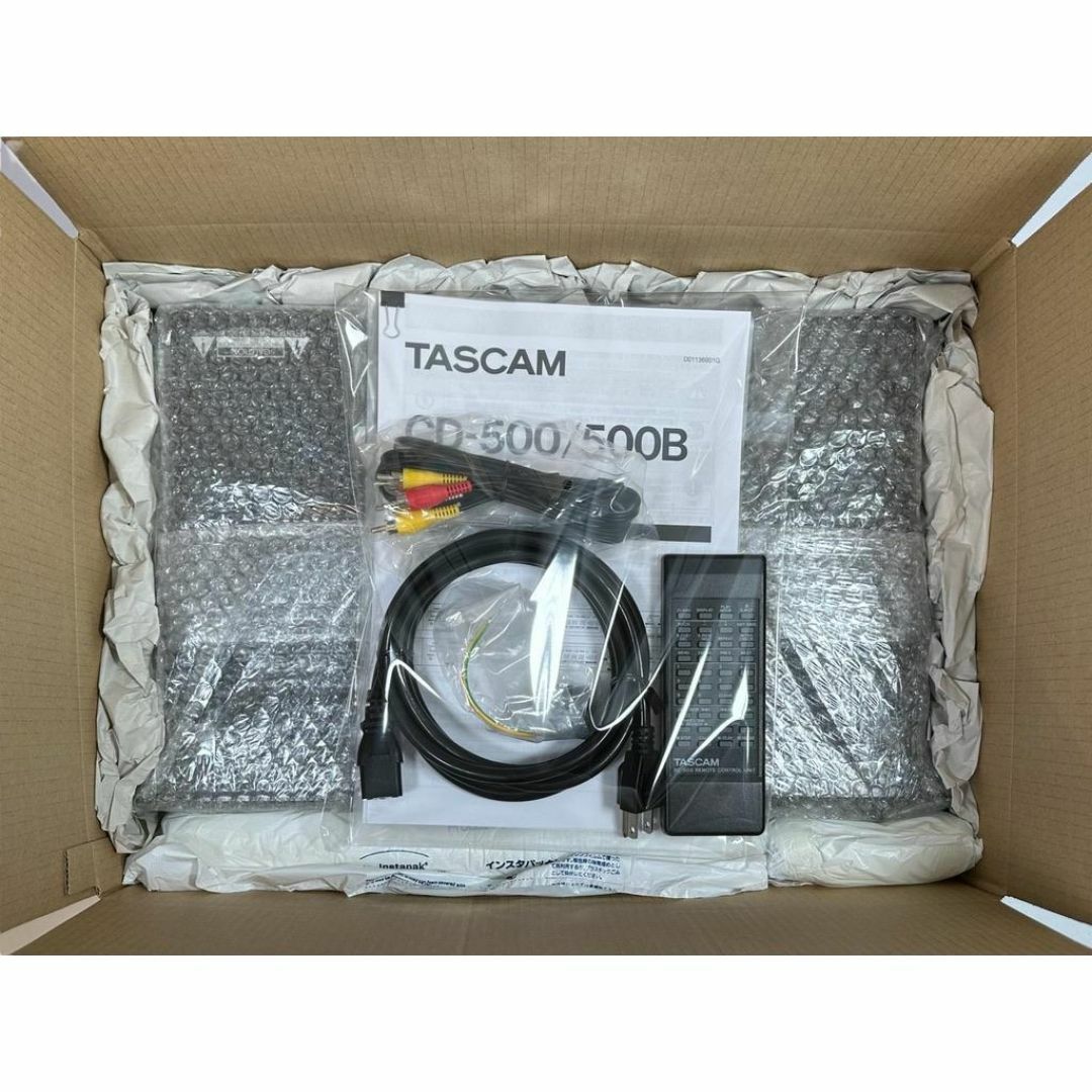 ◆優良美品◆ TASCAM CDプレーヤー 業務用1U CD-500 楽器のレコーディング/PA機器(その他)の商品写真