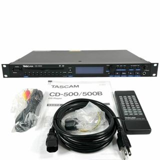 ◆優良美品◆ TASCAM CDプレーヤー 業務用1U CD-500(その他)