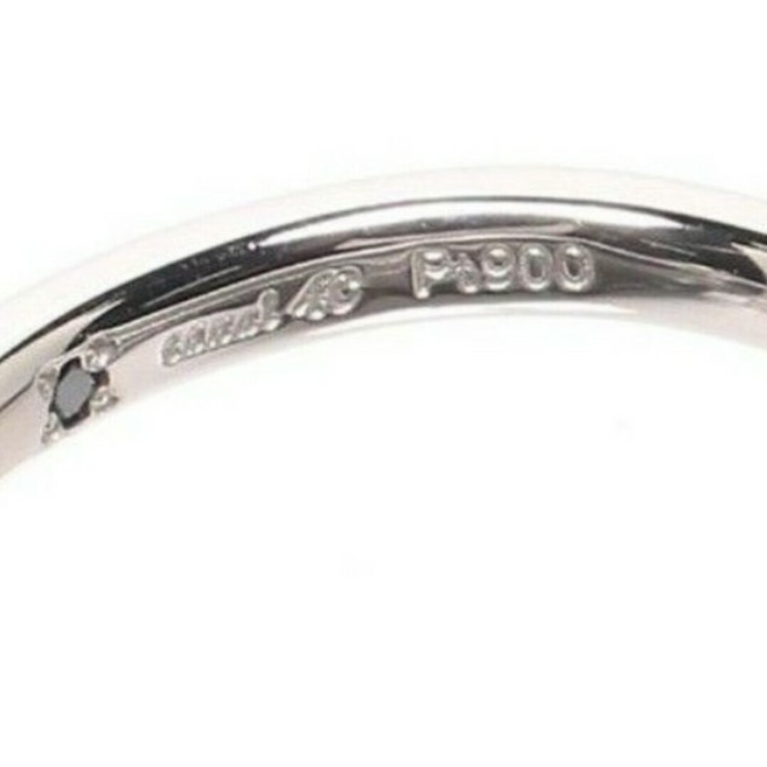 canal４℃(カナルヨンドシー)のカナル4℃　エンゲージリング　プラチナ900　ダイヤ　ブルーダイヤ　9号 レディースのアクセサリー(リング(指輪))の商品写真