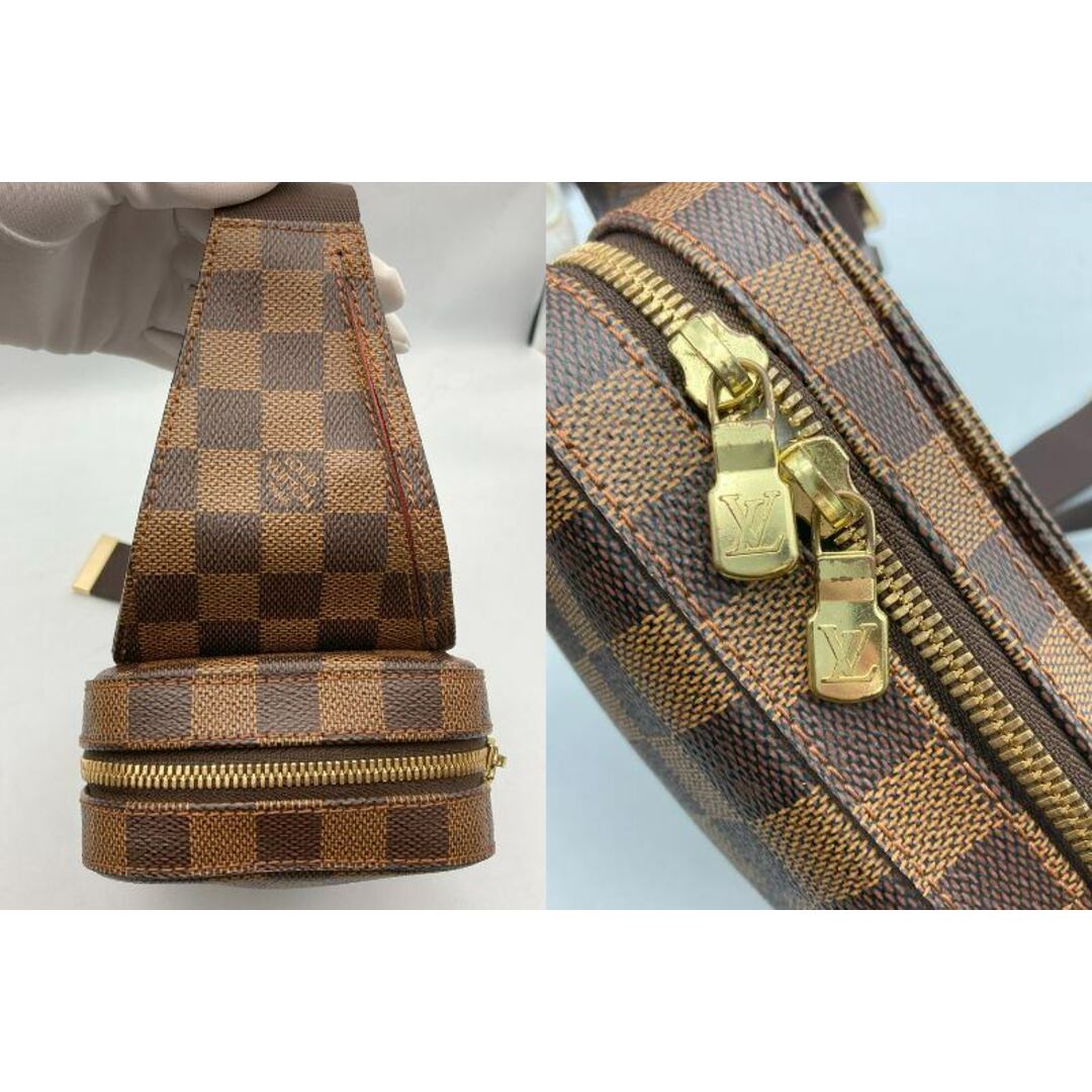 LOUIS VUITTON ルイヴィトン ダミエ ジェロニモス ボディバッグ ウエストバッグ N51994 中古 D4 メンズのバッグ(ウエストポーチ)の商品写真