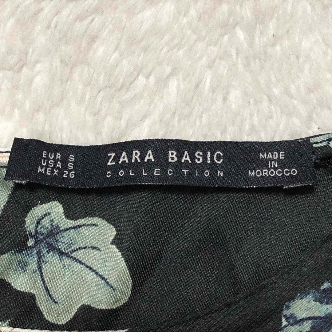 ZARA(ザラ)の【美品】ZARA ザラ　花柄　鳥柄　ワンピース　ベルト付き　ロングワンピース レディースのワンピース(ロングワンピース/マキシワンピース)の商品写真