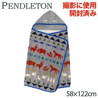 ペンドルトン(PENDLETON)の(KM0618)訳あり ペンドルトン プリンテッドフーディッドベビータオル(タオル/バス用品)