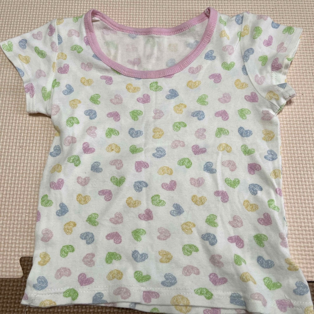 西松屋(ニシマツヤ)の半袖肌着 サイズ95 キッズ/ベビー/マタニティのキッズ服女の子用(90cm~)(下着)の商品写真