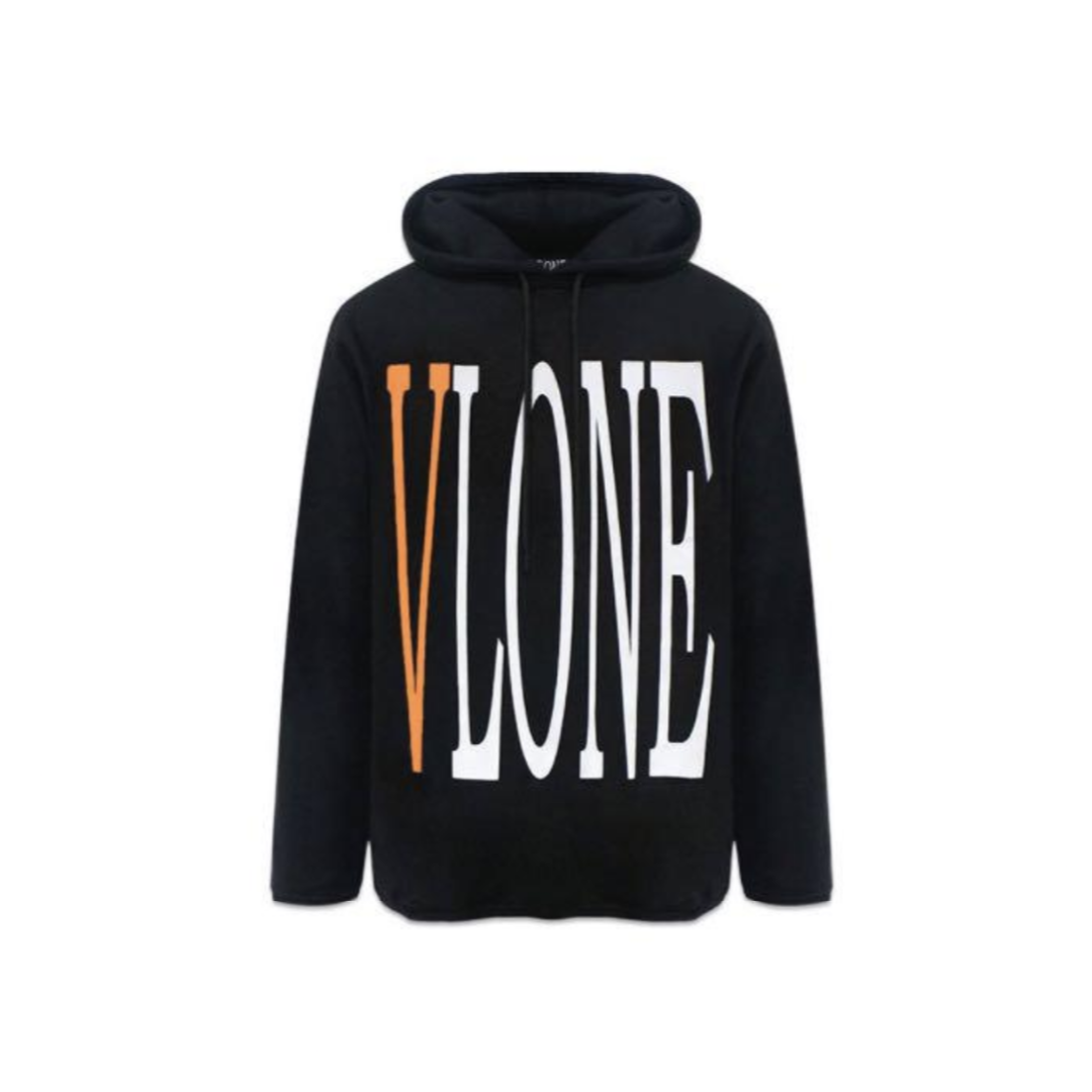 VLONE　パーカー　Lサイズ 白 オレンジ 黒 ホワイト ブラック 新品 メンズのトップス(パーカー)の商品写真