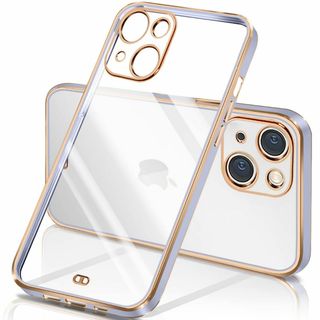 【色:紫_サイズ:iphone14】iPhone13 mini ケース クリア (その他)