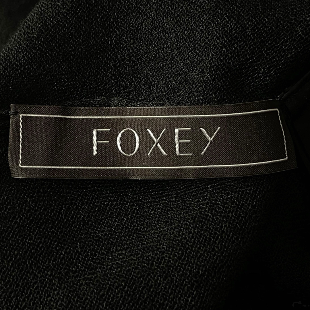 FOXEY(フォクシー)のFOXEY フォクシー カーディガン ブラック MISTRAL レディースのトップス(カーディガン)の商品写真