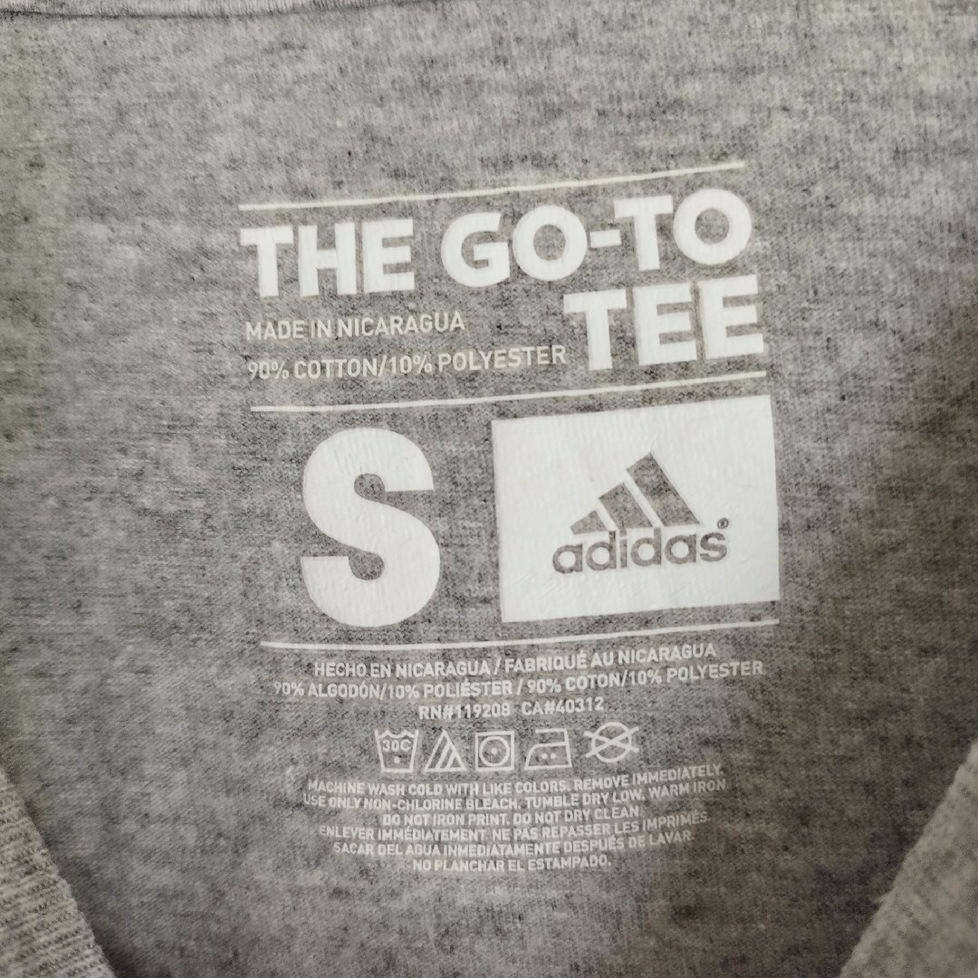 adidas(アディダス)のアディダスカレッジサッカーtシャツTシャツadidasスリーブワンポイント メンズのトップス(Tシャツ/カットソー(半袖/袖なし))の商品写真