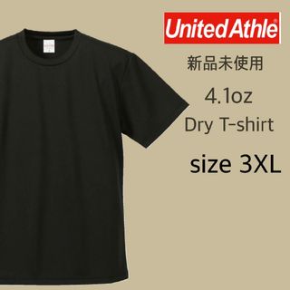 UnitedAthle - 新品 ユナイテッドアスレ 4.1oz ドライアスレチック Tシャツ 黒 3XL