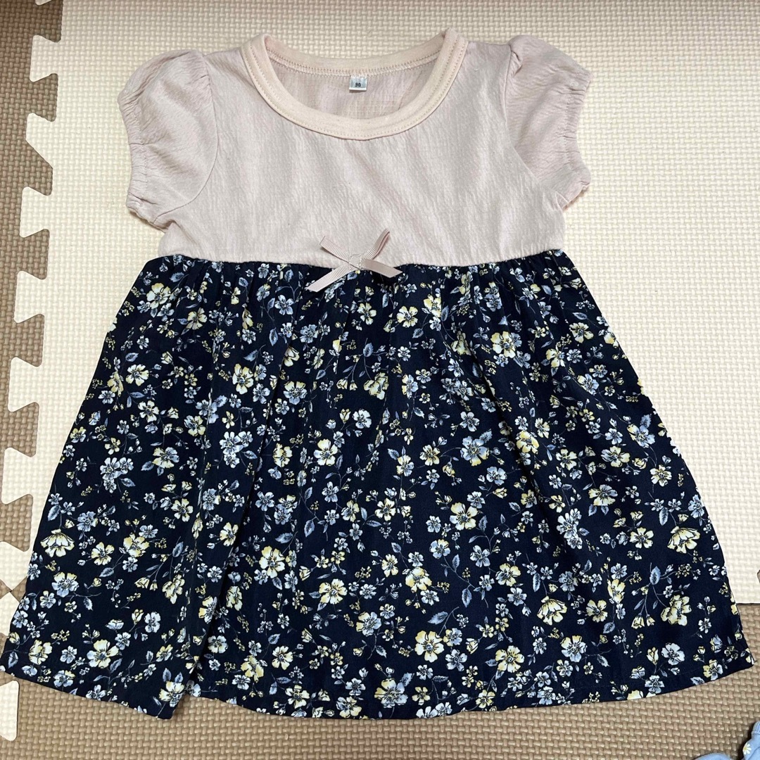 西松屋(ニシマツヤ)のワンピース3枚セット キッズ/ベビー/マタニティのキッズ服女の子用(90cm~)(ワンピース)の商品写真