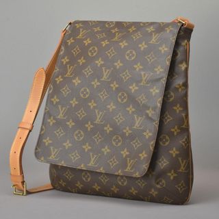 ルイヴィトン(LOUIS VUITTON)の美品◇ルイヴィトン ミュゼット ショルダーバッグ モノグラム レザー 斜め掛け(ショルダーバッグ)