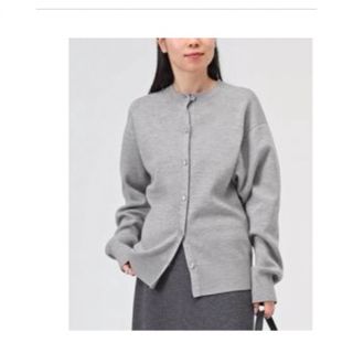 AP STUDIO wool C/N cardigan 