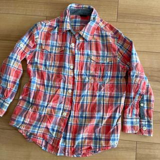 ギャップキッズ(GAP Kids)のGap kids チェックシャツ　サイズ110(Tシャツ/カットソー)