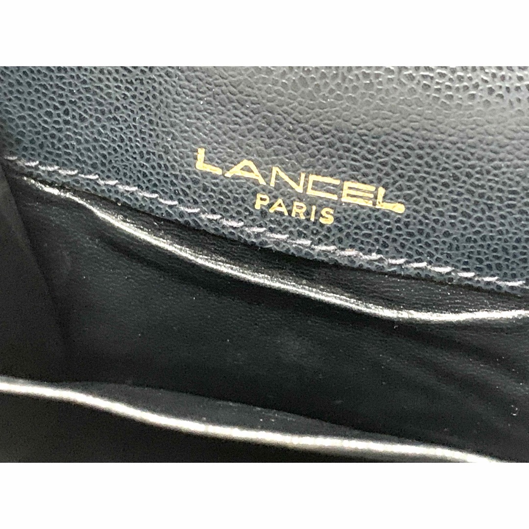 LANCEL(ランセル)のLANCEL ランセル　コインケース　小銭入れ　レザー　ブラック レディースのファッション小物(コインケース)の商品写真