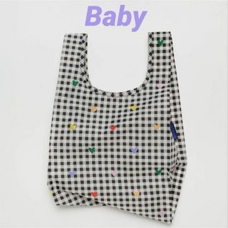 BAGGU - 【新品】Baggu Baby ギンガム ハート ベビーサイズ