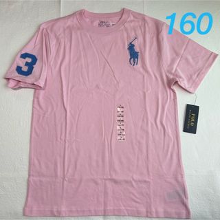 ポロラルフローレン(POLO RALPH LAUREN)のラスト1点◆ラルフローレン ビッグポニー半袖Tシャツ ピンク ボーイズL/160(Tシャツ/カットソー)