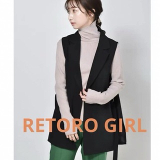 レトロガール(RETRO GIRL)の新品❤️タグ付き　RETORO GIRL ベスト　定価3850円(ベスト/ジレ)