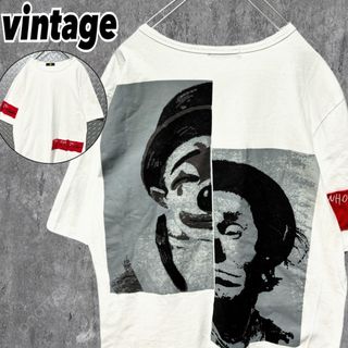 ヴィンテージ(VINTAGE)のメンズ 半袖 ドルマン ピエロ柄 ストリート Tシャツ ビッグシルエット XL(Tシャツ/カットソー(半袖/袖なし))