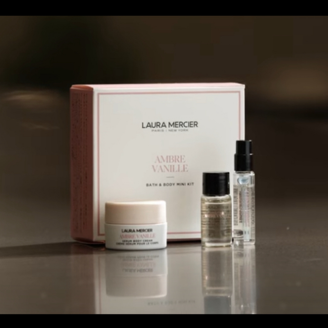 laura mercier(ローラメルシエ)のローラメルシエ　プティ コレクシオン アンバーバニラ t 香水　クリーム　オイル コスメ/美容のキット/セット(コフレ/メイクアップセット)の商品写真