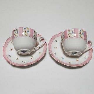 Noritake - Noritake ノリタケ TRUE LOVE トゥルーラブ ピンク カップ＆ソ