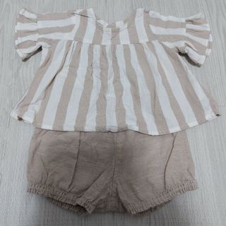 プティマイン(petit main)のプティマイン　ベビー服　70 上下セット(シャツ/カットソー)