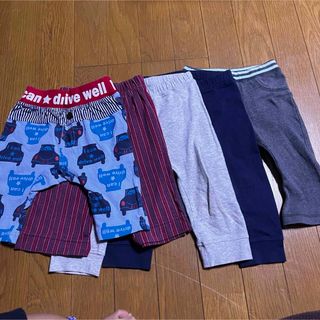 エイチアンドエム(H&M)のbaiya80男の子ズボンパンツまとめ売り子供キッズベビー保育園車ボーダー無地(パンツ)