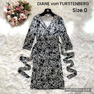 DIANE von FURSTENBERG ラップワンピース シルク100%