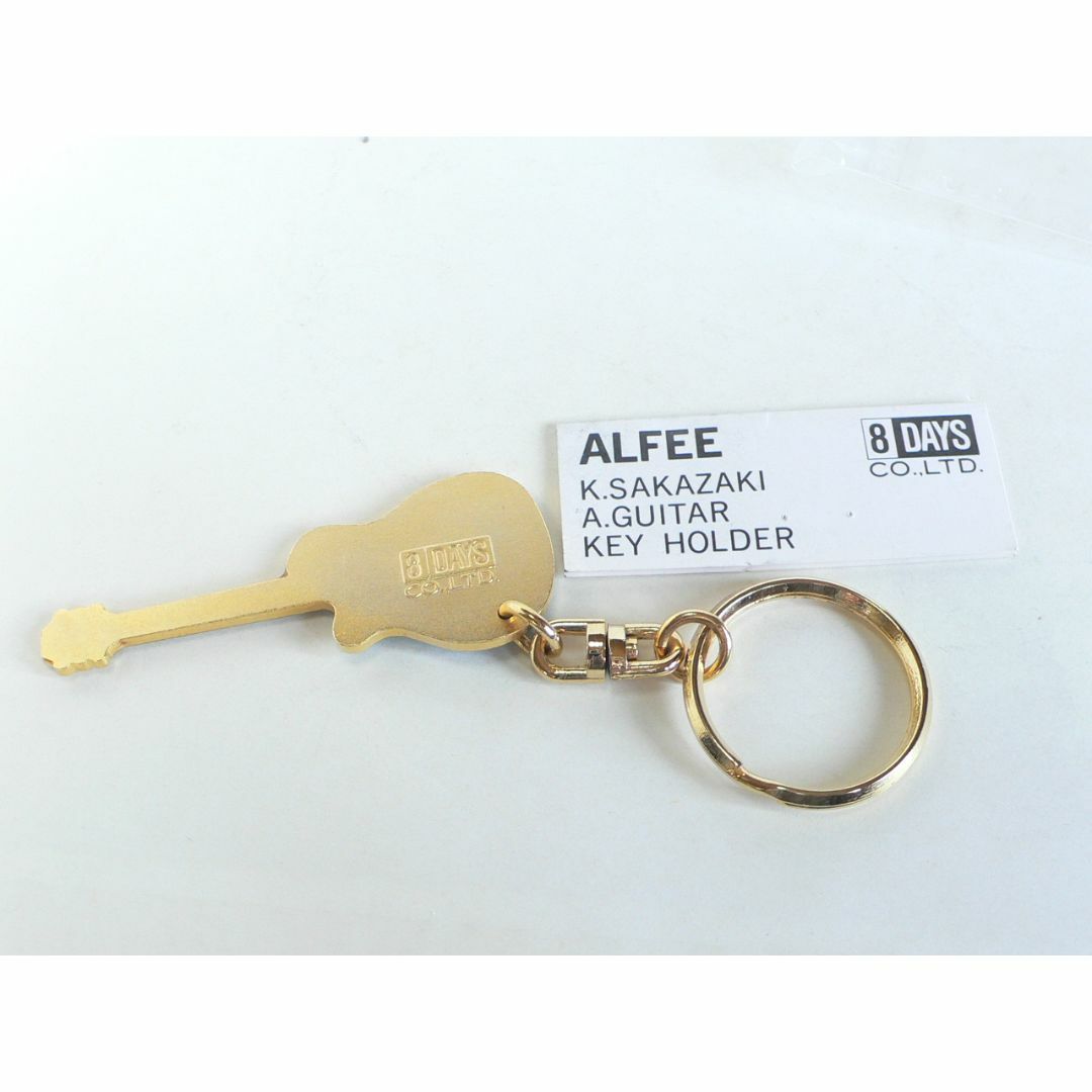 ALFEE　8DAYS　坂崎 幸之助　ギター　青　キーホルダー アルフィー エンタメ/ホビーのタレントグッズ(ミュージシャン)の商品写真