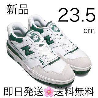 ニューバランス(New Balance)の国内正規品 23.5cm ニューバランス BB550WT1 グリーン(スニーカー)