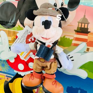 ディズニー(Disney)のディズニー 41周年 ミッキー ぬいぐるみバッジ ジャングルクルーズ ぬいば(ぬいぐるみ)