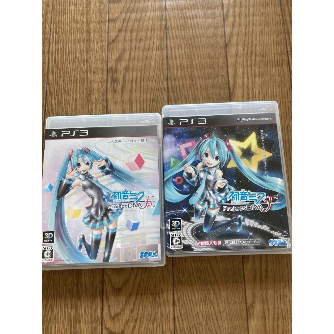 PlayStation3(プレイステーション3)のPS3初音ミク -プロジェクト ディーヴァ- F 2nd セット エンタメ/ホビーのゲームソフト/ゲーム機本体(家庭用ゲームソフト)の商品写真