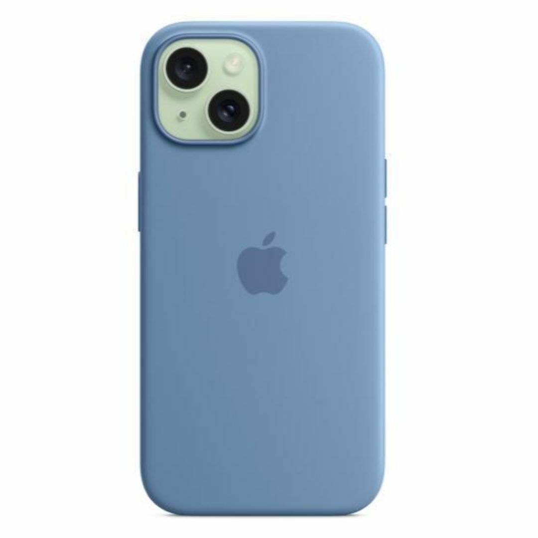 新品-純正互換品-iPhone15 シリコンケース・ ウインターブルー スマホ/家電/カメラのスマホアクセサリー(iPhoneケース)の商品写真