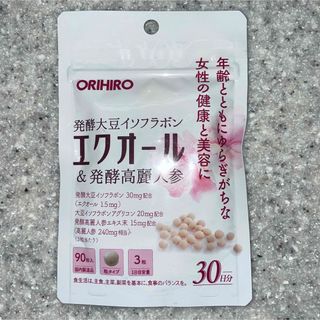 ORIHIRO - オリヒロ エクオール＆発酵高麗人参粒 30日分　90粒