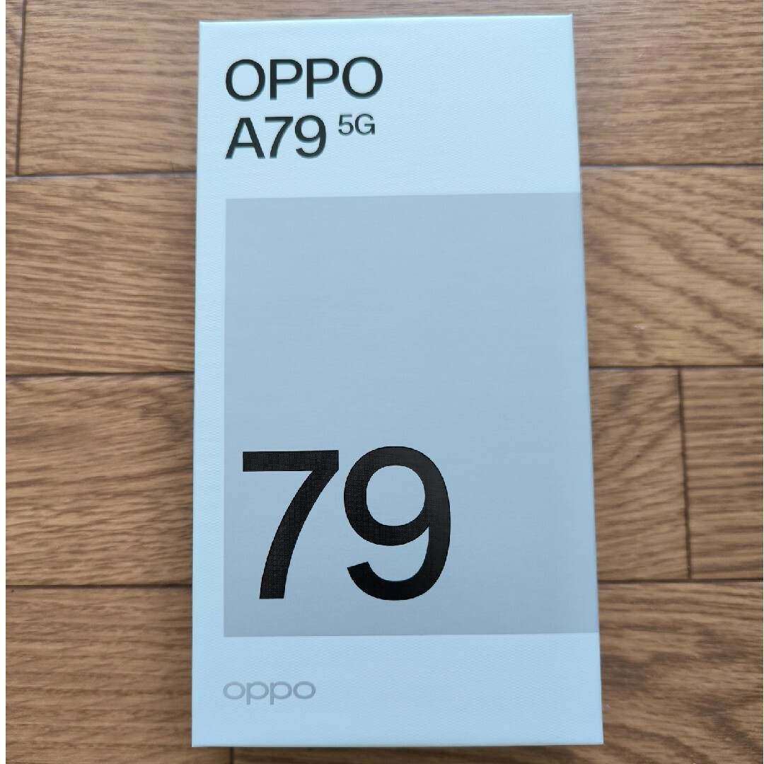 OPPO(オッポ)のoppoA79 グローグリーン スマホ/家電/カメラのスマートフォン/携帯電話(スマートフォン本体)の商品写真