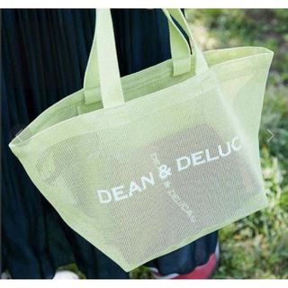 ディーンアンドデルーカ(DEAN & DELUCA)の新品直営店購入品 DEAN&DELUCAメッシュトートバッグライムグリーンS(トートバッグ)