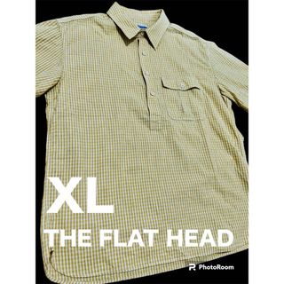 THE FLAT HEAD - THE FLATHEAD シャツ　半袖　チェック　胸ポケット付　古着　アメリカン