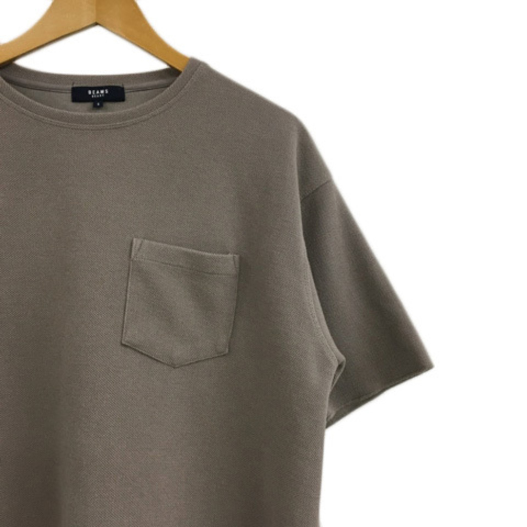 ビームスハート カットソー Tシャツ プルオーバー クルーネック 半袖 S 茶 メンズのトップス(Tシャツ/カットソー(半袖/袖なし))の商品写真