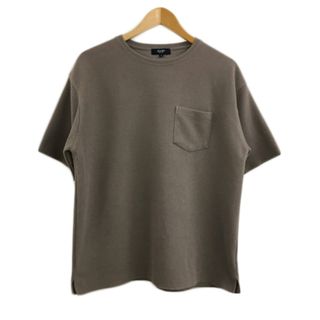 ビームスハート カットソー Tシャツ プルオーバー クルーネック 半袖 S 茶(Tシャツ/カットソー(半袖/袖なし))